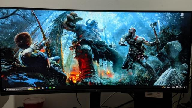 Monitor Gamer LG 34' Ips, Curvo Ultra Wide 144 Hz