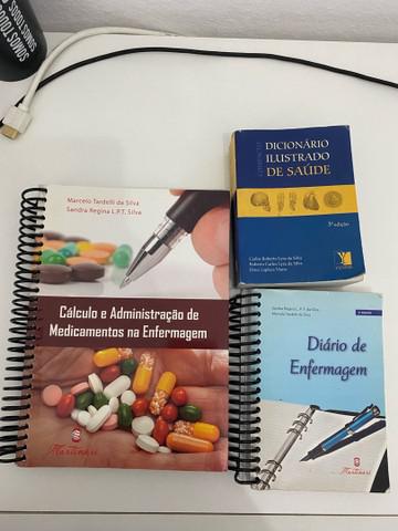 Livro enfermagem / saúde / medicamentos