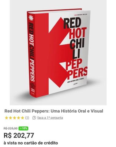 Livro red hot chili peppers rhcp