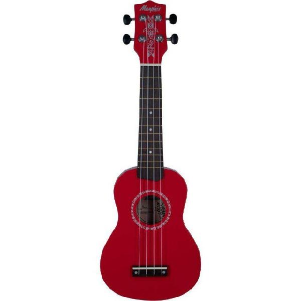 Ukulele soprano acústico tagima memphis honu rd vermelho