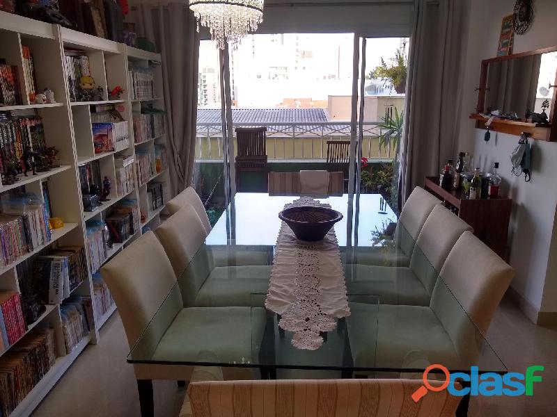 Lindo Apartamento Mobiliado 3 Dormitórios 115 m² no Bairro Campestre Santo André.