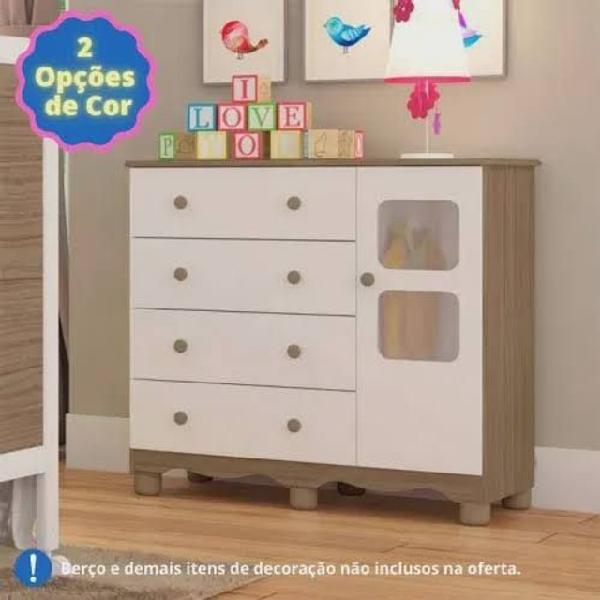 Cômoda Infantil Peroba Uli - NOVA DIRETO DA FÁBRICA