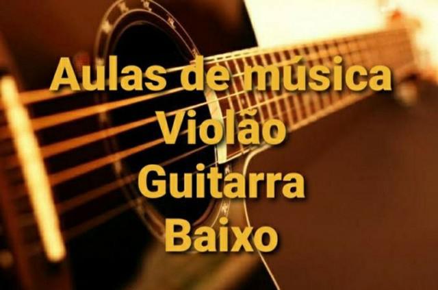 Aulas de Violão Guitarra é Baixo