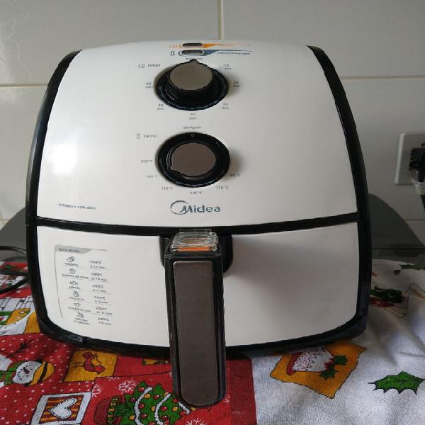 Fritadeira Airfryer Sem Óleo, 4L, Branco, 127V, Midea