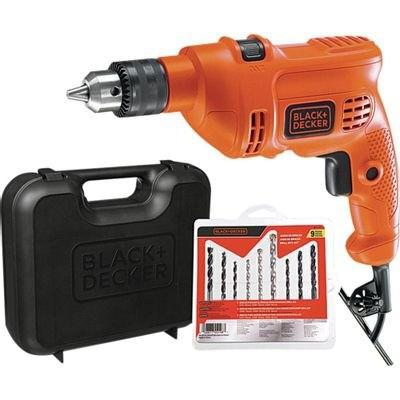 Kit furadeira impacto 3/8 560w + brocas tm500kb9br 127v