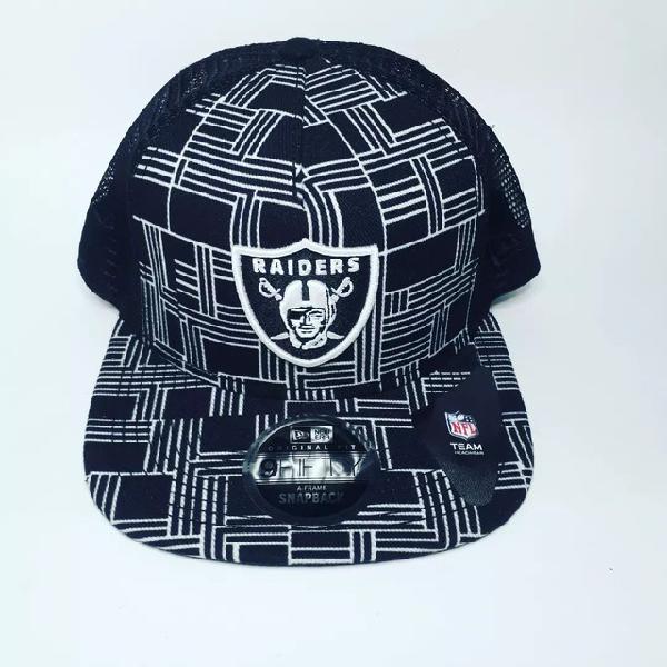 Boné Raiders preto - New era