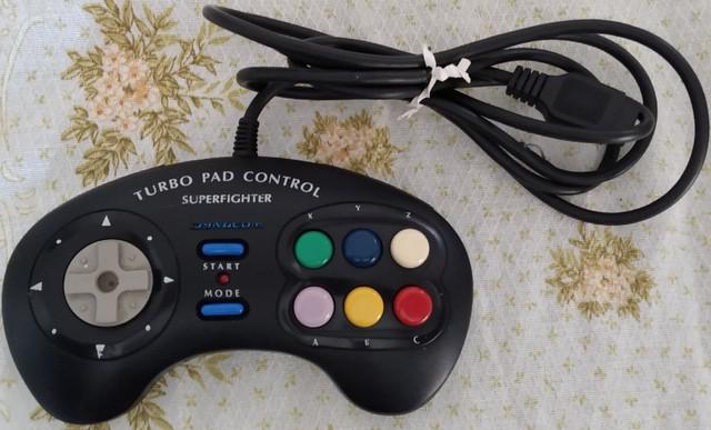 Controle Mega Drive Super Fighter Dynacom