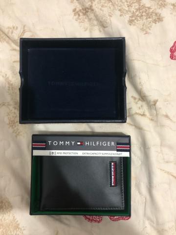 Carteira couro tommy hilfiger original