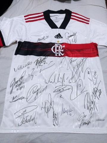 Camisa Flamengo Autógrafada TODOS