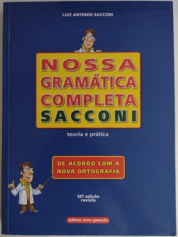 Livro escolar de gramática