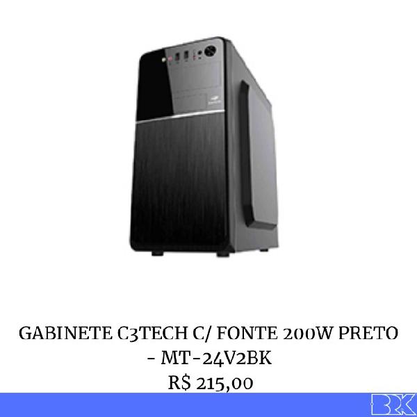 Gabinete C3tech com fonte 200w MT-24V2BK novo