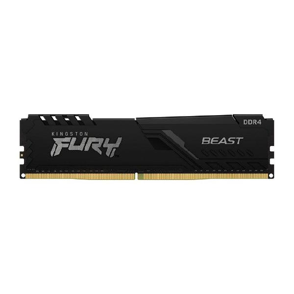 Memória Kingston Fury Beast 8GB 3200MHz DDR4 CL16 Nova