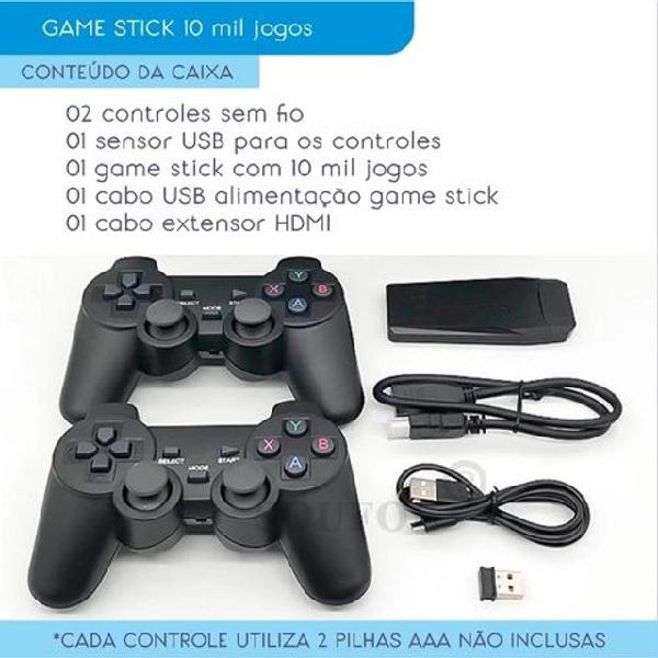 Console retrô 4k game stick