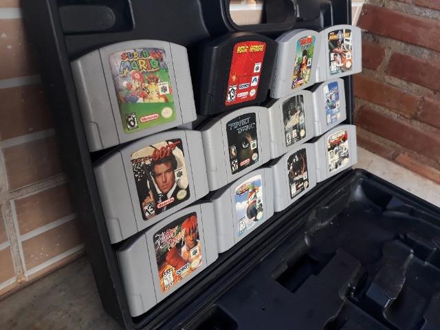 Lote 12 cartuchos n64 originais