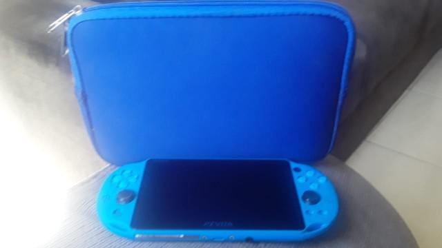 Ps Vita slim aqua modelo raro desbloqueado 256 GB