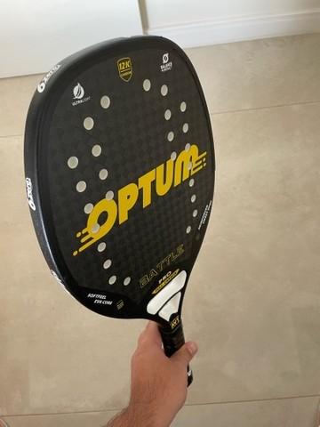 Raquete beach tennis optum carbono 12k