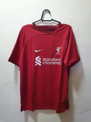 Camisa Do Liverpool 2022-2023 Vermelha C/ Etiqueta