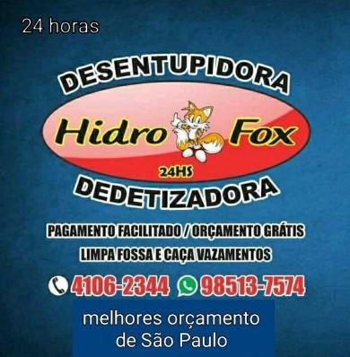 Desentupidora ! a melhor Hidro Fox ! Hidro Fox ! Hidro Fox !