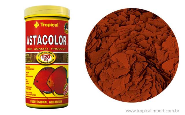 Ração Tropical Astacolor 120mg para Peixes