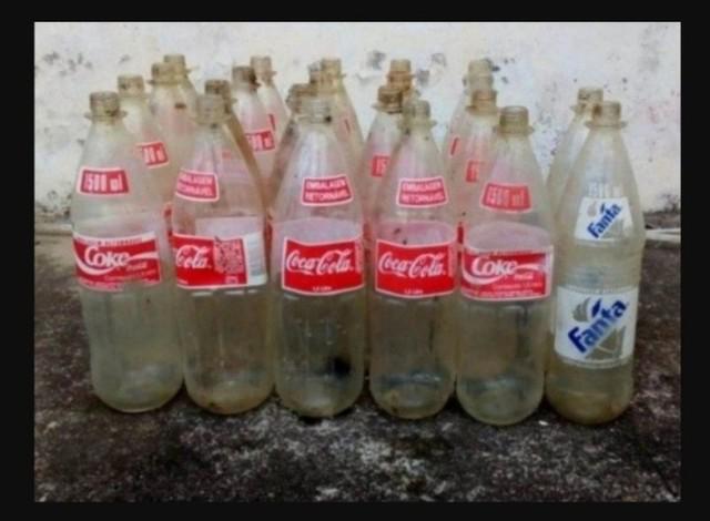 garrafa coca cola / fanta 1,5L - colecionador