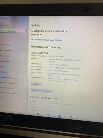 ACER ASPIRE A515-51G 20 GB DE RAM