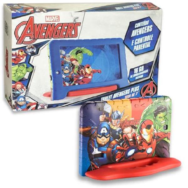 Tablet Multilaser Infantil dos Vingadores Wifi Com Capa