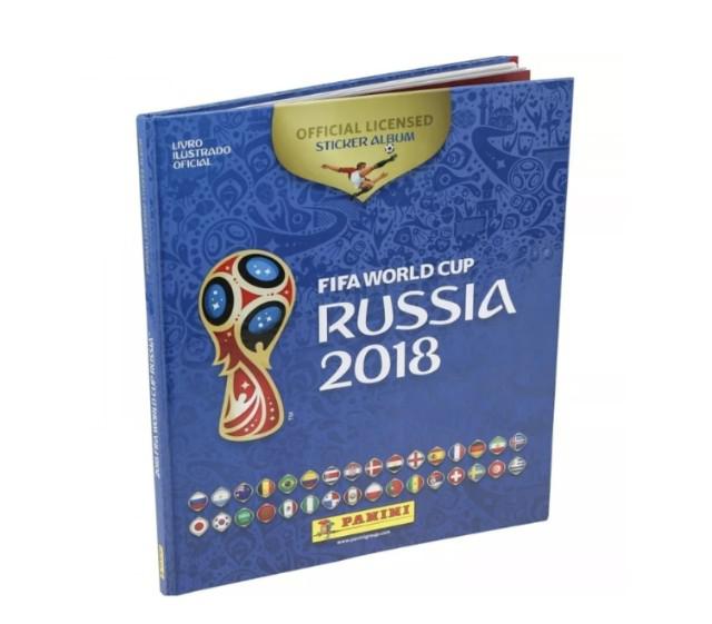 Album da copa do mundo 2018 - capa dura, completo