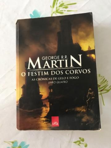 Livro as Crônicas de Gelo e Fogo- livro quatro O Festim dos