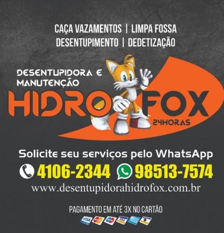 Desentupidora Hidro Fox ! 24 Horas!!! aqui visitamos Grátis