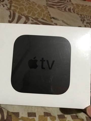 Apple tv 4k na caixa