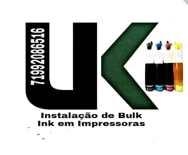 Instalação de bulk ink