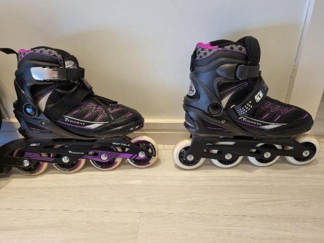 Patins traxart softrax - roxo - 36