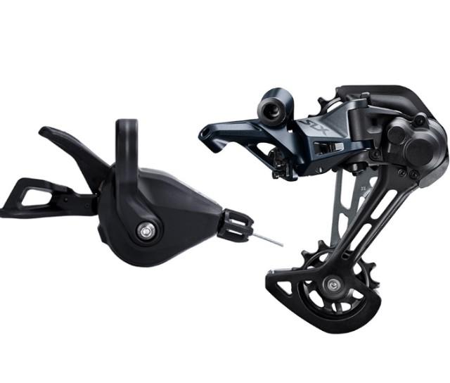 Kit Alavanca + Cambio Traseiro Shimano Slx Rd-m7120 Sgs 12v