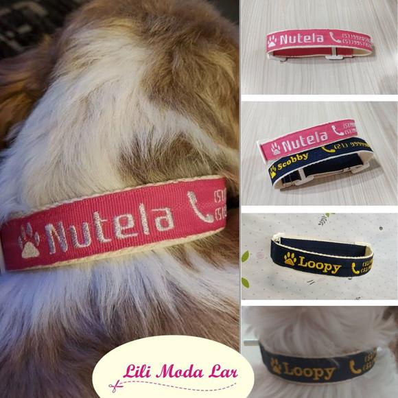 Coleira de identificação personalizada para Pets no Elo7 |