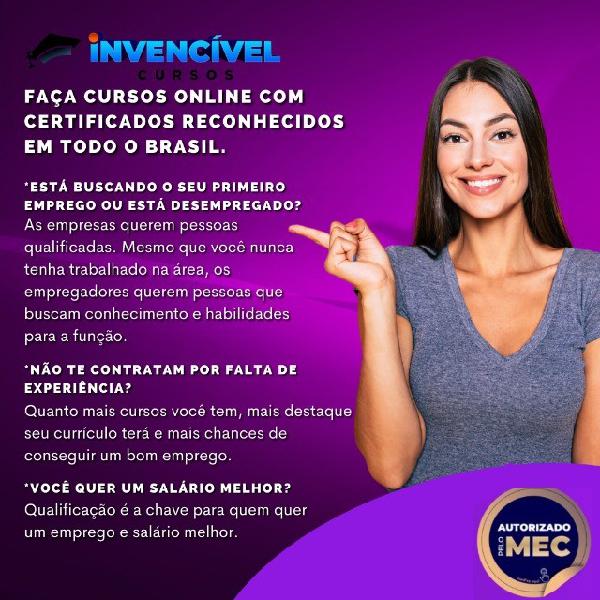 Cursos online de qualificação profissional