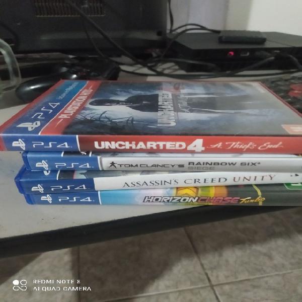 Jogos PS4 vendo ou troco