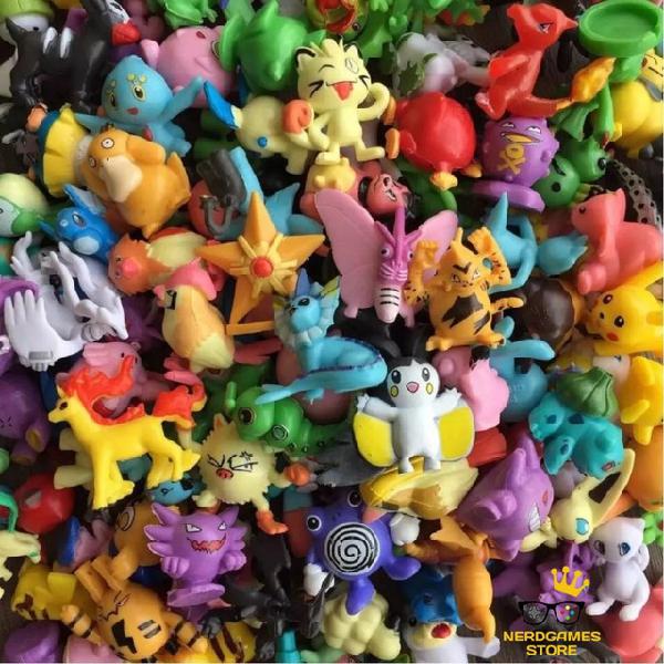 Bonecos miniaturas pokémon go 24 personagens