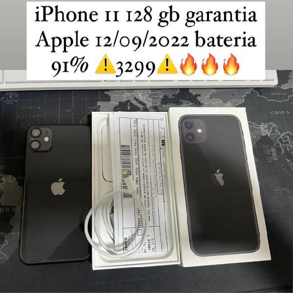 Iphone 11 128 gb semi novo na garantia apple