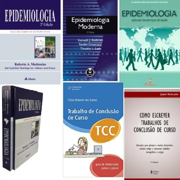 Kit - epidemiologia + bônus tcc... (em ótimo estado).