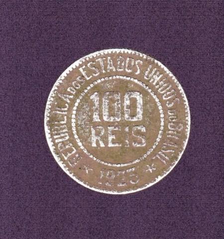 Lote com moedas antigas - réis de 1899 até 1940 e cruzados