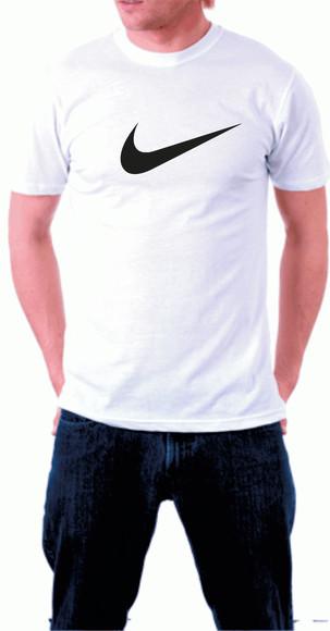 Camiseta Branca Nike no Elo7 | Camisetas Personalizadas