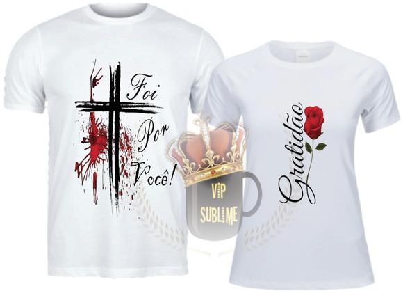 Camiseta Camisa Gospel Evangélica Foi Por Você no Elo7 |