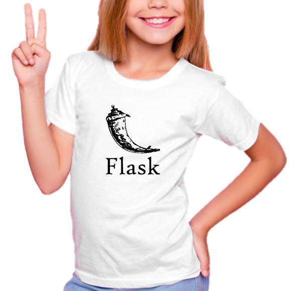 Camiseta flask - adulto e infantil no elo7 | diorens