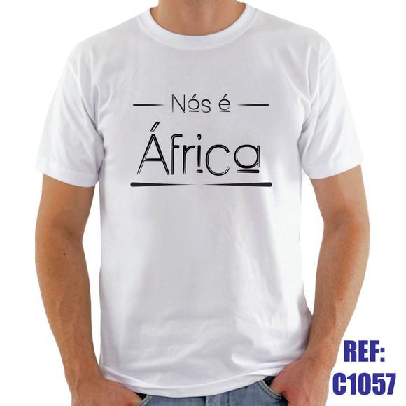 Camiseta nós é áfrica no elo7 | web print estamparia ltda