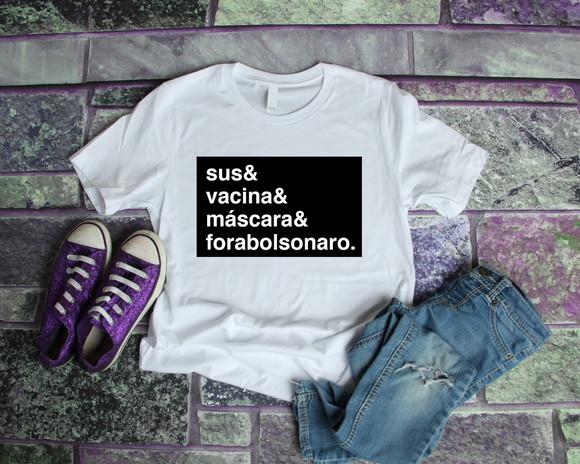 Camiseta Vacina no Elo7 | RA Produtos Personalizados