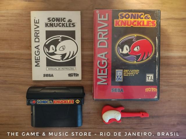 Mega Drive: Sonic & Knuckles, TecToy, com manual