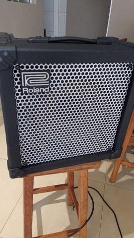 Amplificador guitarra roland cube 30x top