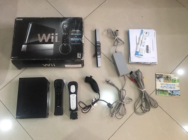 Nintendo Wii Edição Preto em Ótimo estado.