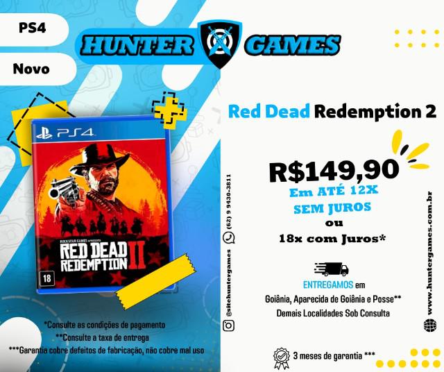 Red Dead Redemption 2 (PS4) Mídia Física Novo Lacrado