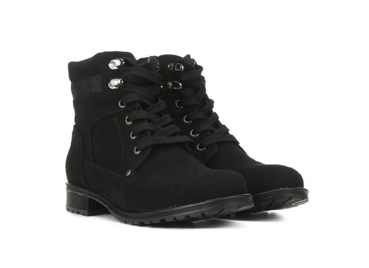 Bota Coturno Casual Feminina Cano Curto Salto Baixo Mooncity